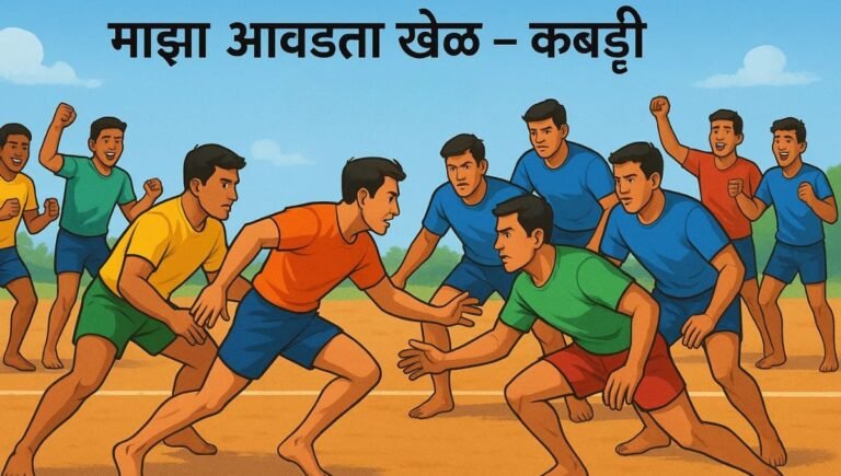 माझा आवडता खेळ मराठी निबंध: Majha Avadta Khel Marathi Nibandh
