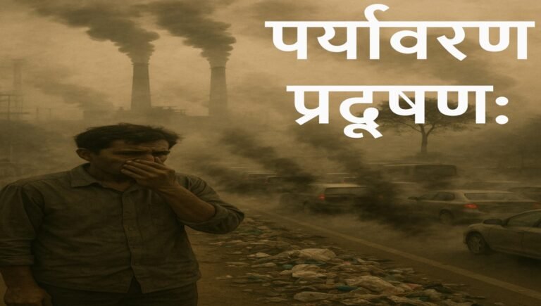 पर्यावरण प्रदूषण मराठी निबंध: Paryavaran Pradushan Marathi Nibandh