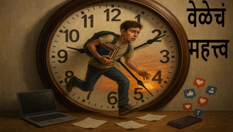 वेळेचं महत्त्व मराठी निबंध: Value Of Time Marathi Nibandh