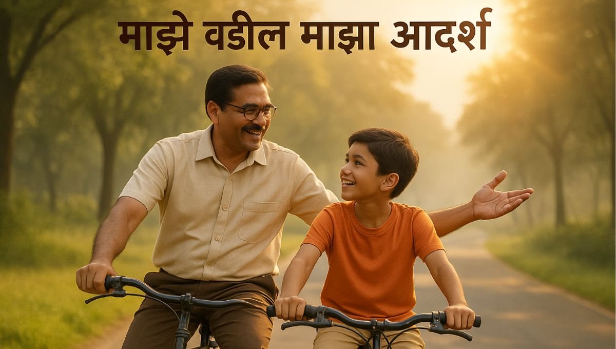 माझे वडील माझा आदर्श मराठी निबंध: Maze Vadil Maza Adarsh Marathi Nibandh