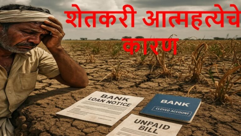 शेतकरी आत्महत्येचे कारण मराठी निबंध: Shetkari Aatmhatya Karan Marathi Nibandh
