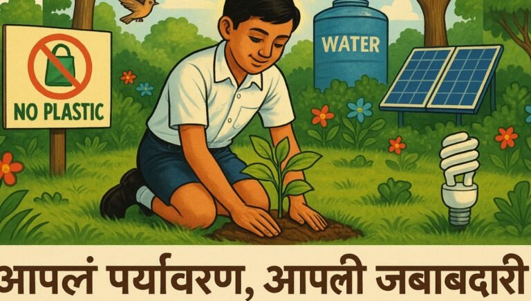 पर्यावरण संरक्षण मराठी निबंध: Paryavaran Sanrakshan Marathi Nibandh