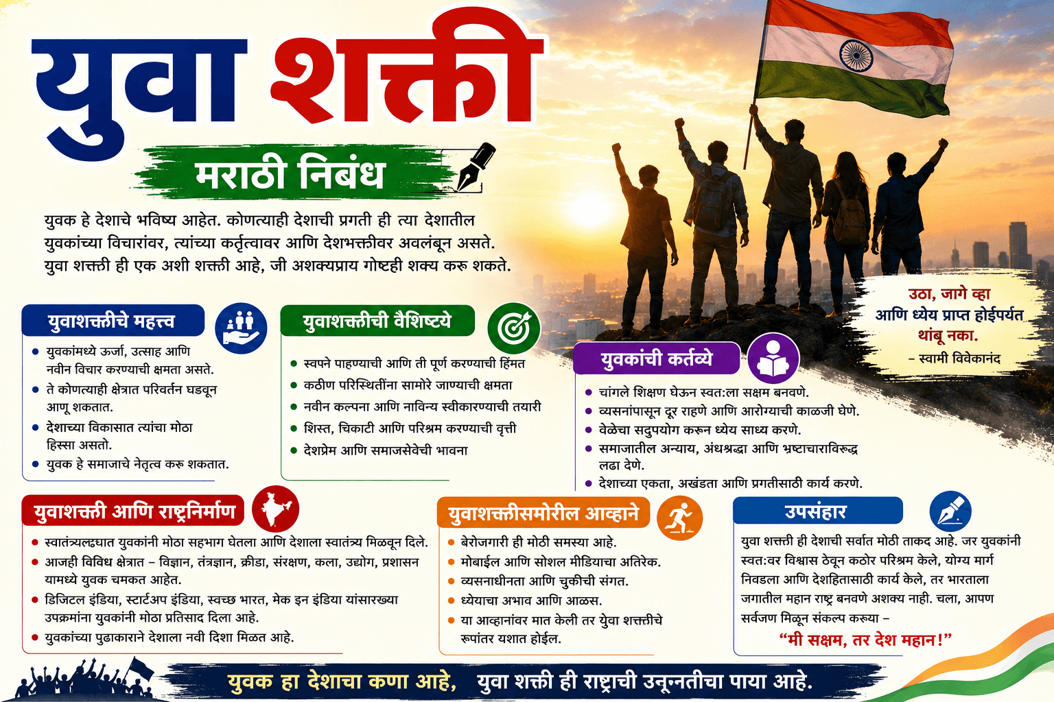 Yuva Shakti Essay in Marathi