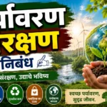 Paryavaran Sanrakshan Essay in Marathi पर्यावरण संरक्षण निबंध मराठी