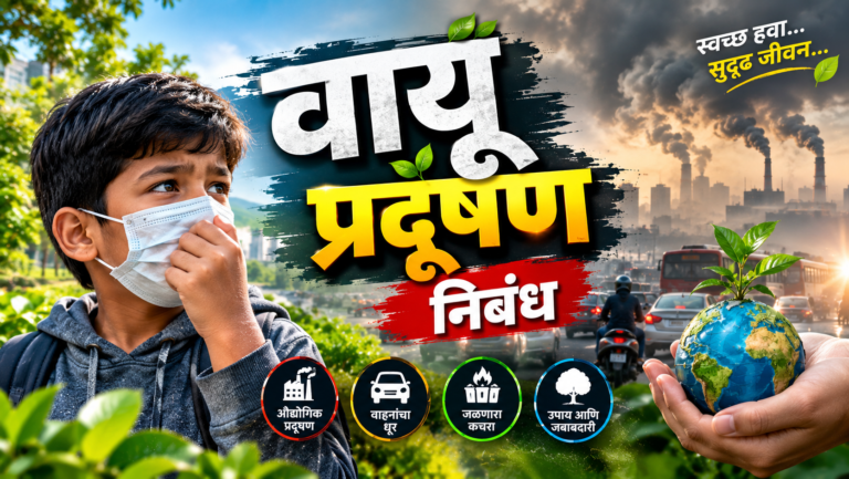 Vayu Pradushan Essay in Marathi